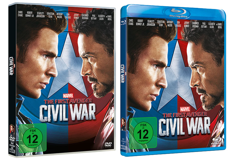 First Avenger Civil War Bluray DVD