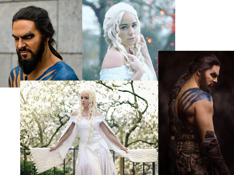 Game of Thrones Staffel 7 Cosplay Lani Riddle und Maul Cosplay