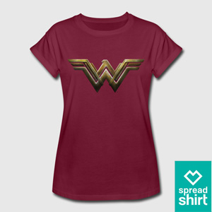 Wonder Woman T-Shirt Rot von Spreadshirt
