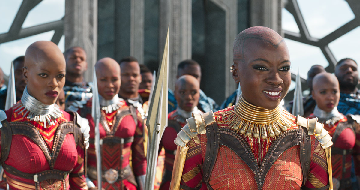 Danai Gurira als Okoye in Black Panther