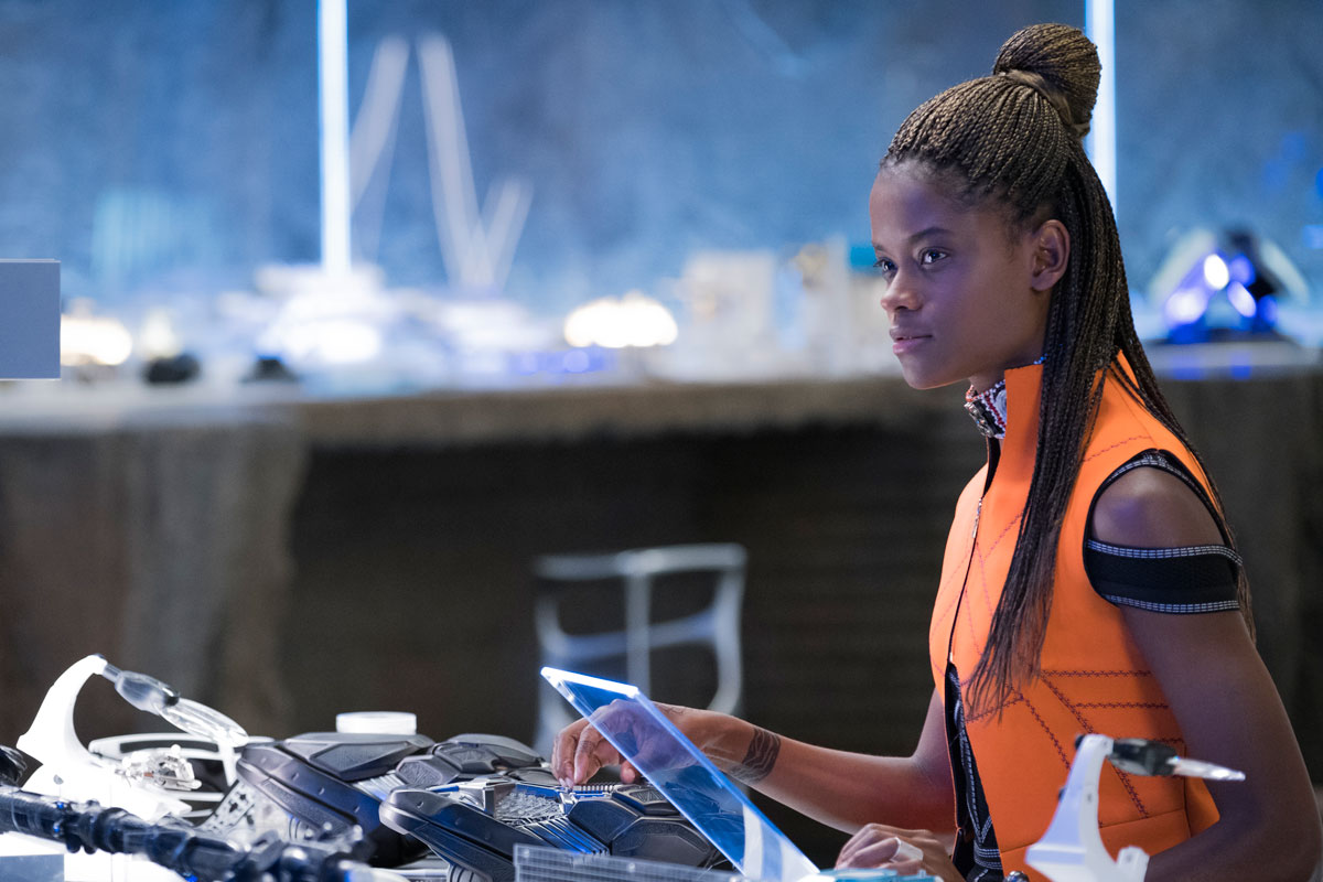 Letitia Wright als Shuri in Black Panther