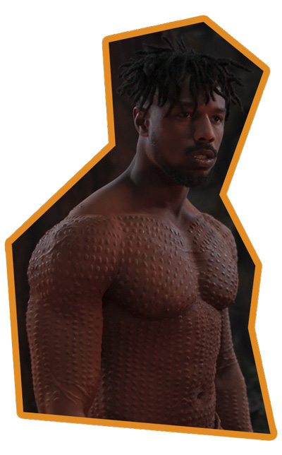 Black Panther - Michael B. Jordan als Killmonger