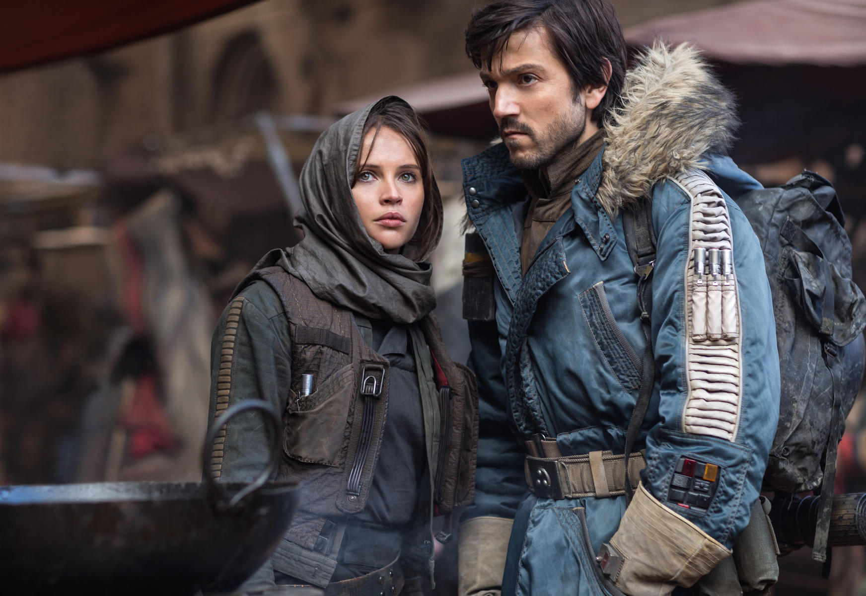 Rogue One - A Star Wars Story - Felicity Jones und Diego Luna