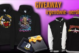 Giveaway Hoodies und College Jacke von Supergeek und ein Amazon Gutschein