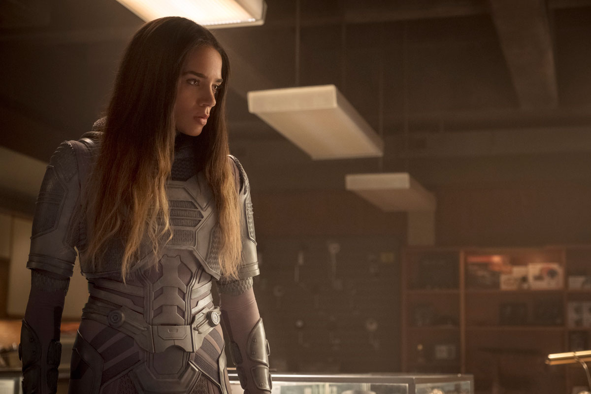 Hannah John-Kamen als Ghost in Ant-Man and the Wasp