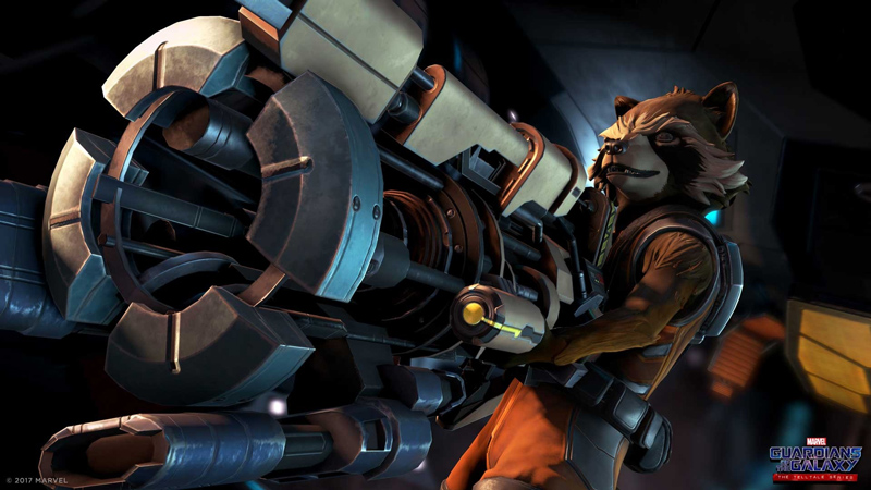 Rocket in Guardians of the Galaxy Telltale Series