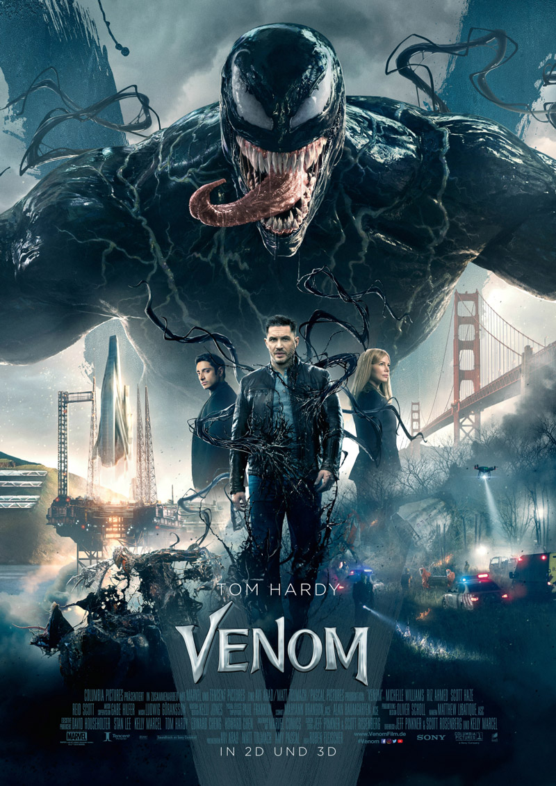 Venom Poster mit Tom Hardy