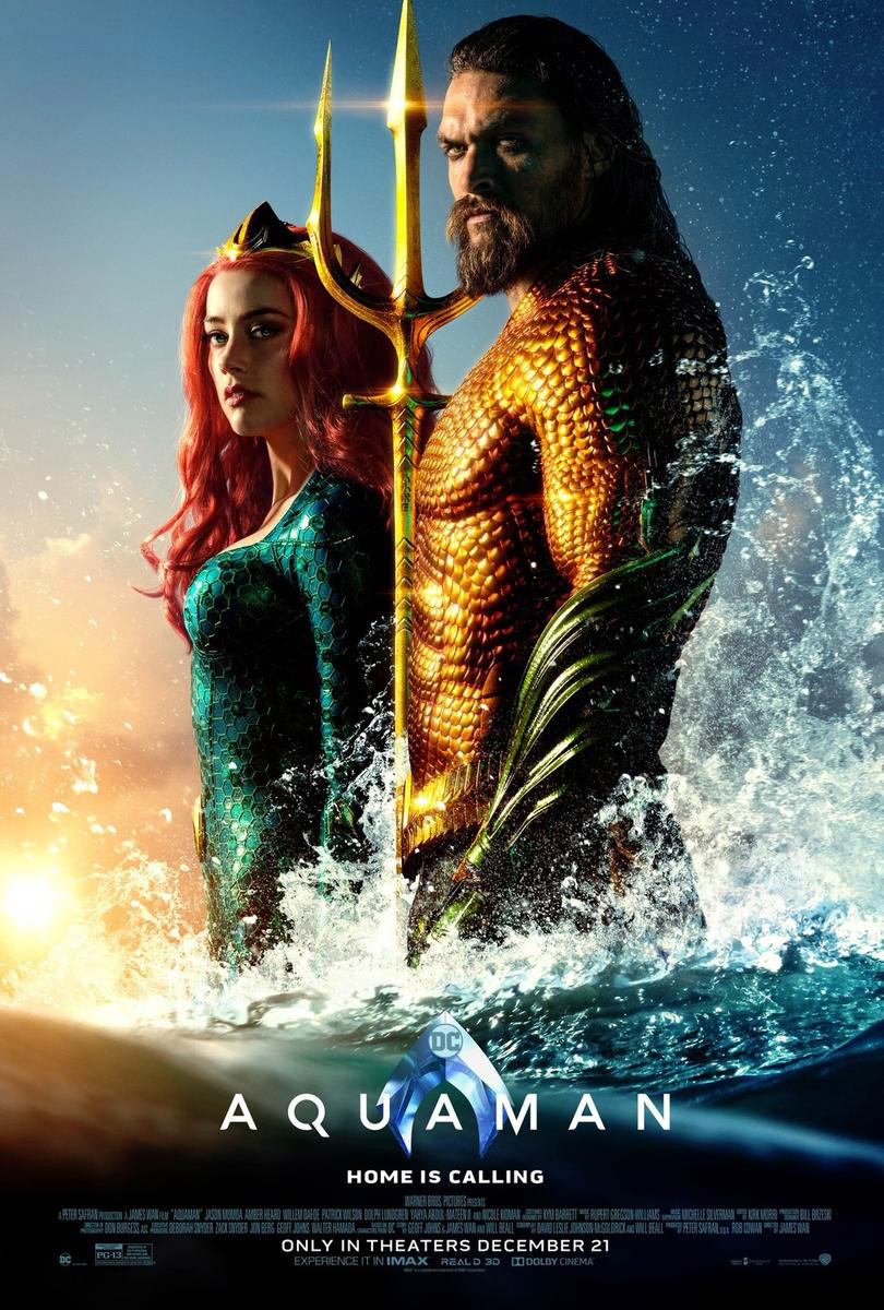 Aquaman mit Amber Heard und Jason Momoa 