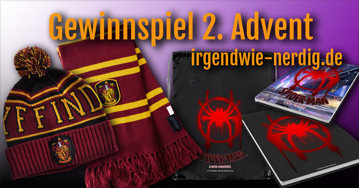 Gewinnspiel irgendwie nerdig Weihnachten Advent Elbenwald Spider-Man