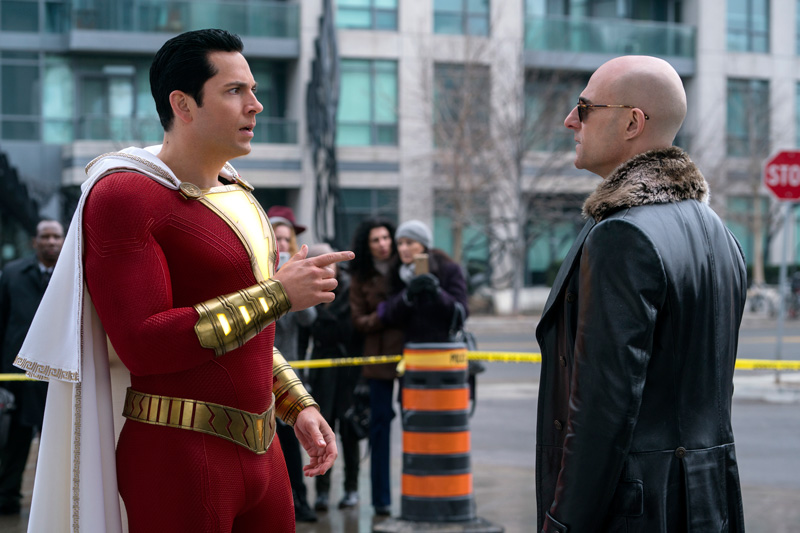 Shazam Kritik mit Mark Strong und Zachary Levi