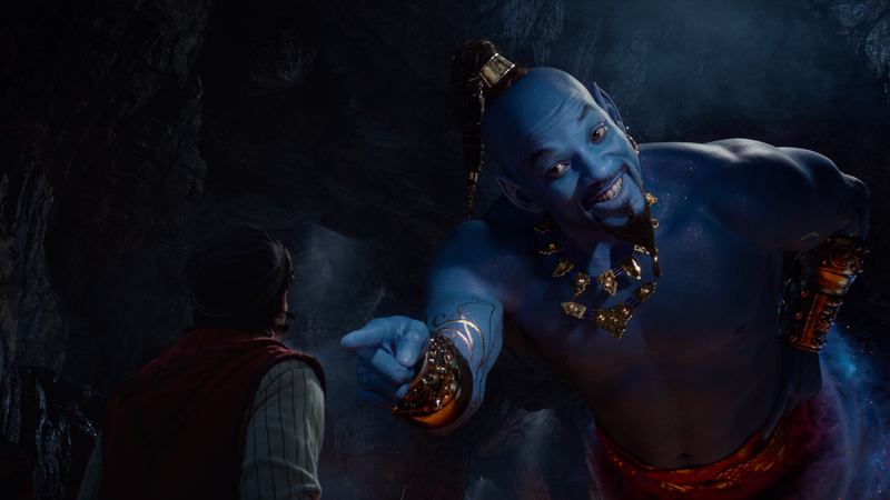 Aladdin Kritik 2019 mit Will Smith als Dschinni