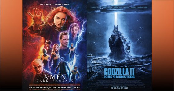 Thumbnail Dark Phoenix und Godzilla II Kritik