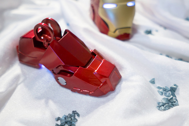 Fanhome Iron Man Statue Modellbausatz Bauphase Marvel