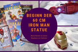 Fanhome Iron Man Statue Modellbausatz Bauphase Marvel