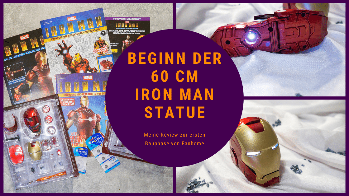 Fanhome Iron Man Statue Modellbausatz Bauphase Marvel